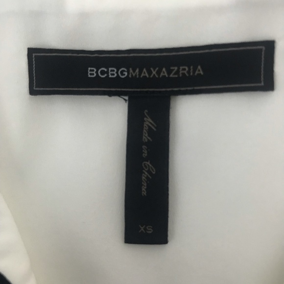 BCBGMAXAZRIA Fitted Bustier Peplum Top - Picture 7 of 7